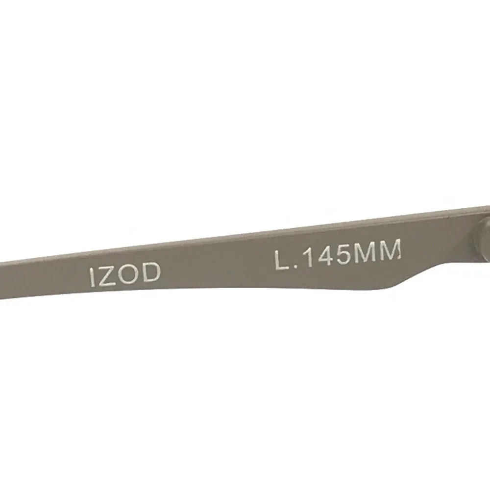 IZOD Eyeglasses Frames IZ2120 BROWN FADE Gray Rectangle Full Rim 55-16-145